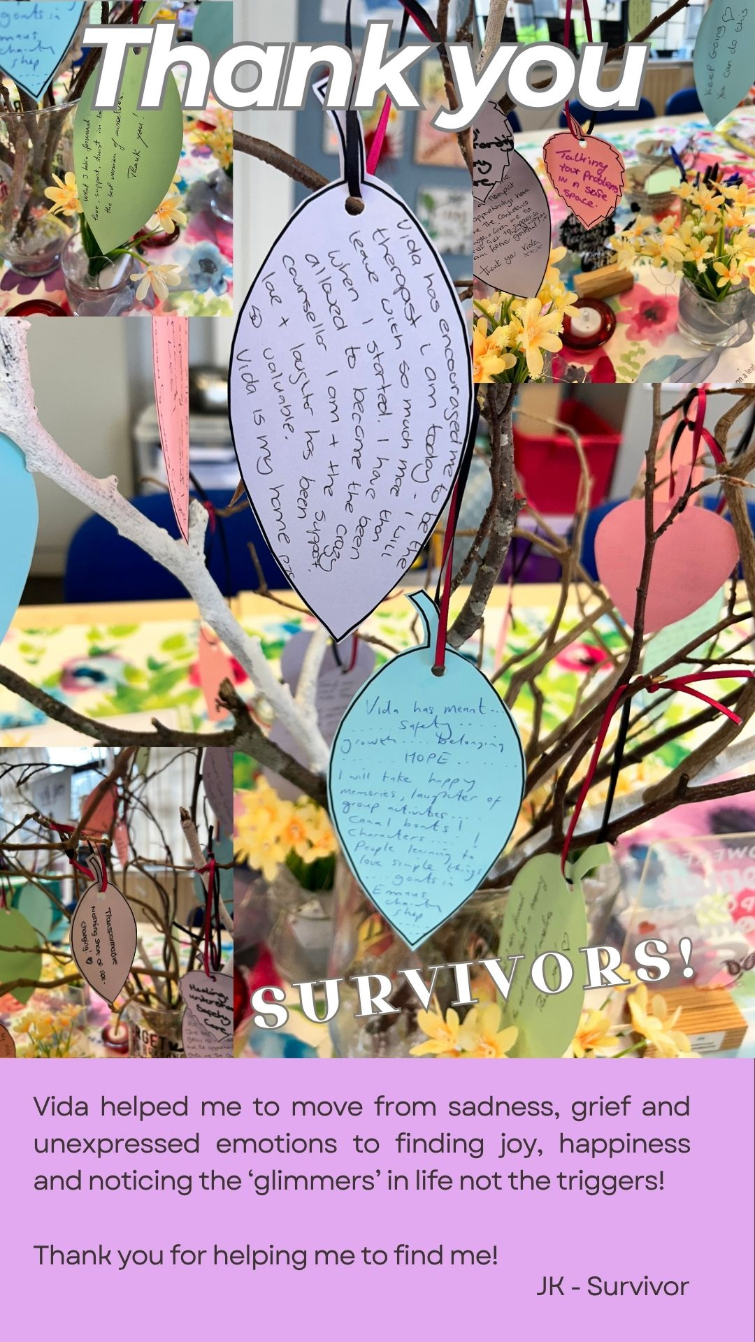 Vida Sheffield tribute tree